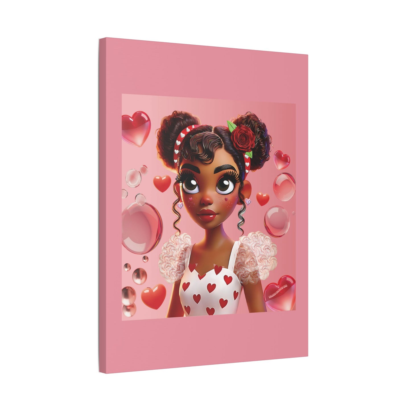 Heartbreaker Girl | Bubblegum - Canvas Print, satin (multiples sizes)