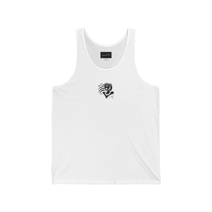Pearls & Curls 6 | White Jersey Tank