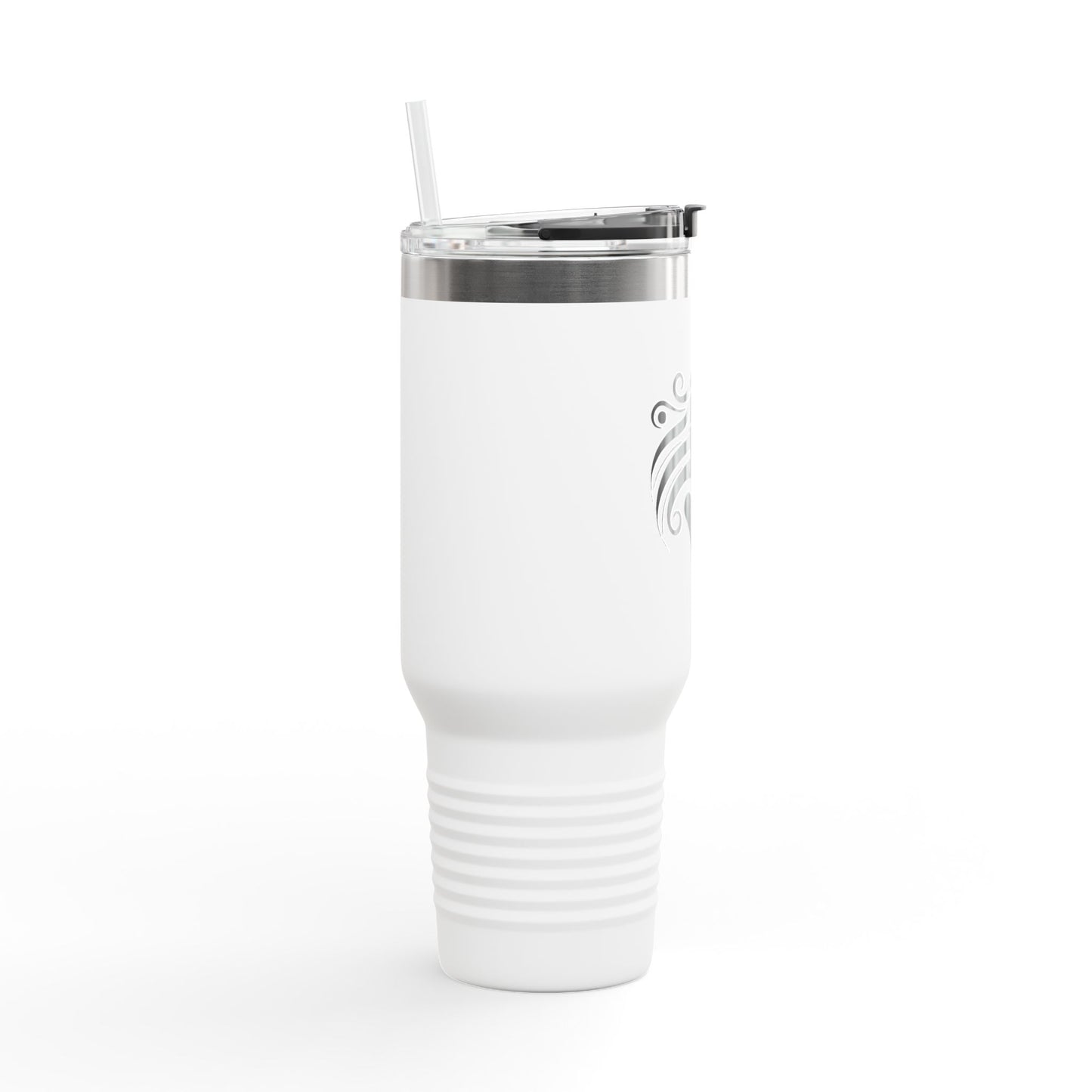 Pearls & Curls6 | Pink Pout - Insulated Travel Mug, 40oz (black or white)
