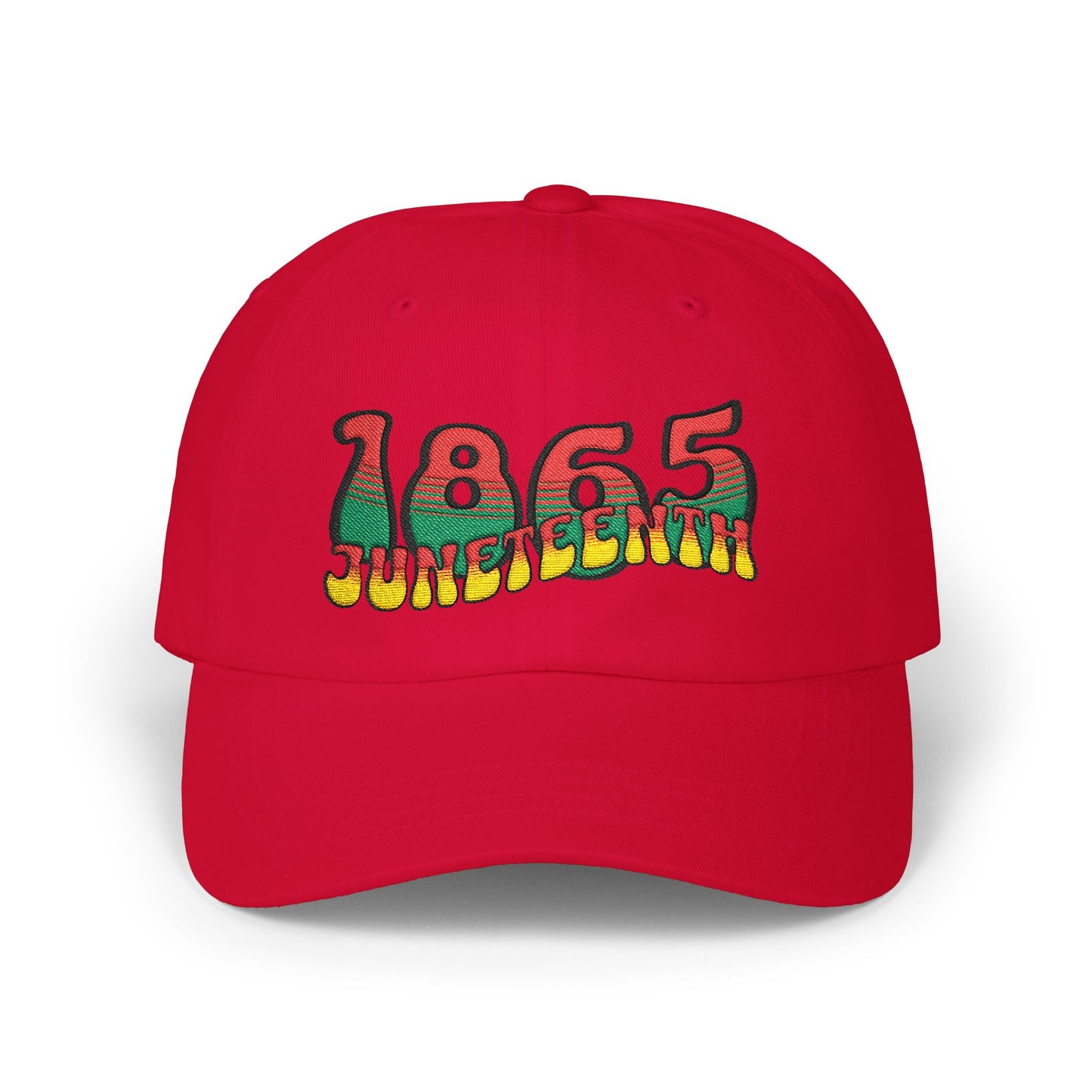 The 92% Club | Juneteenth Celebration Cap, embroidered gradient overlay