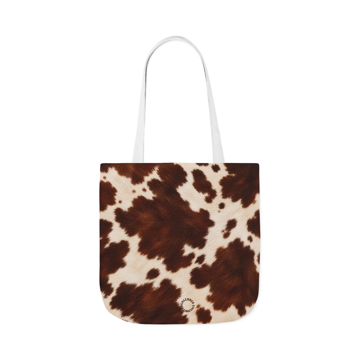 Cow | Brown & Cream Cowhide Canvas Tote Bag (3 sizes)