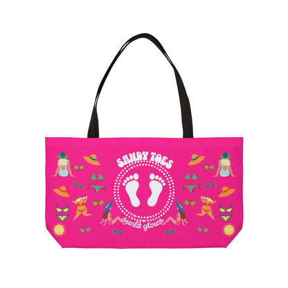 Sandy Toes | Passion Fruit Two-Sided Weekender Tote Bag