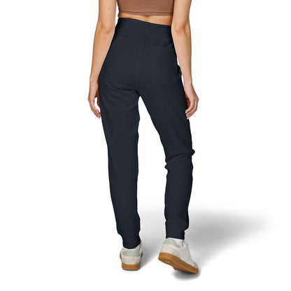 Harvest Haze | Maroon Embroidered 'Hot Chocolate' Sweatpants