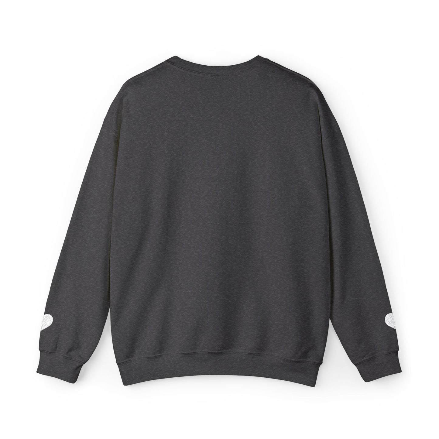 Heartbreaker 0 | White Embroidered Heartbreaker Crewneck Sweatshirt