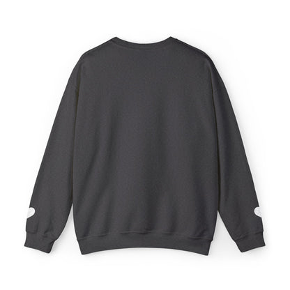 Heartbreaker 0 | White Embroidered Heartbreaker Crewneck Sweatshirt