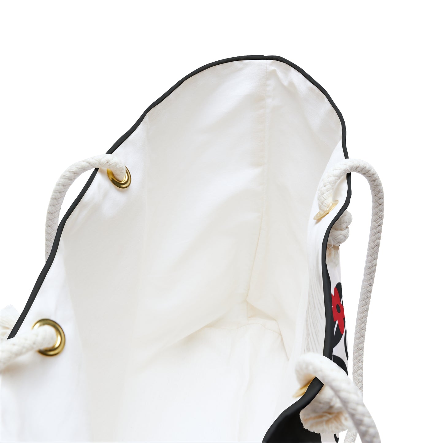 Pearls & Curls4 | Black - Two-Sided Weekender Bag