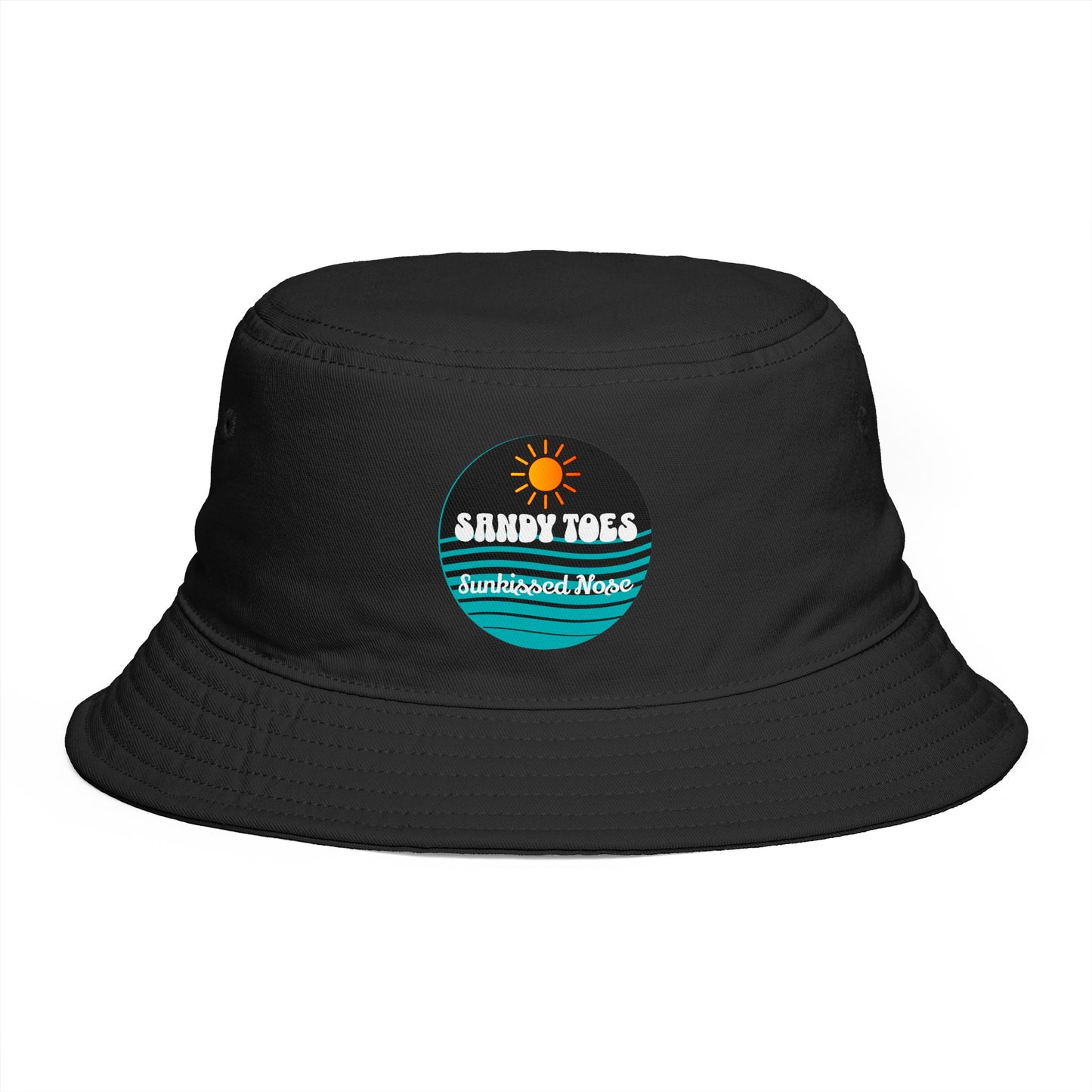 Sandy Toes | Licorice Emblem Bucket Hat (multiple colors)