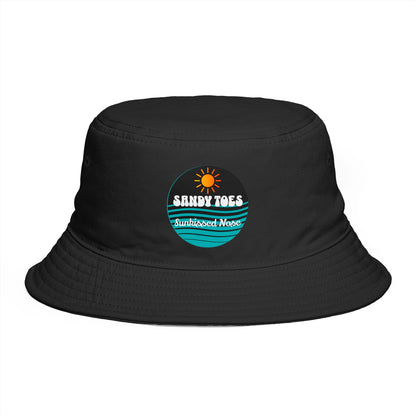 Sandy Toes | Licorice Emblem Bucket Hat (multiple colors)
