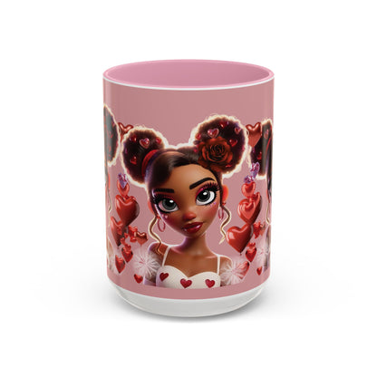 Heartbreaker 3| Cotton Candy - Coffee Mug, two-tone, 15 oz (multiple handle colors)