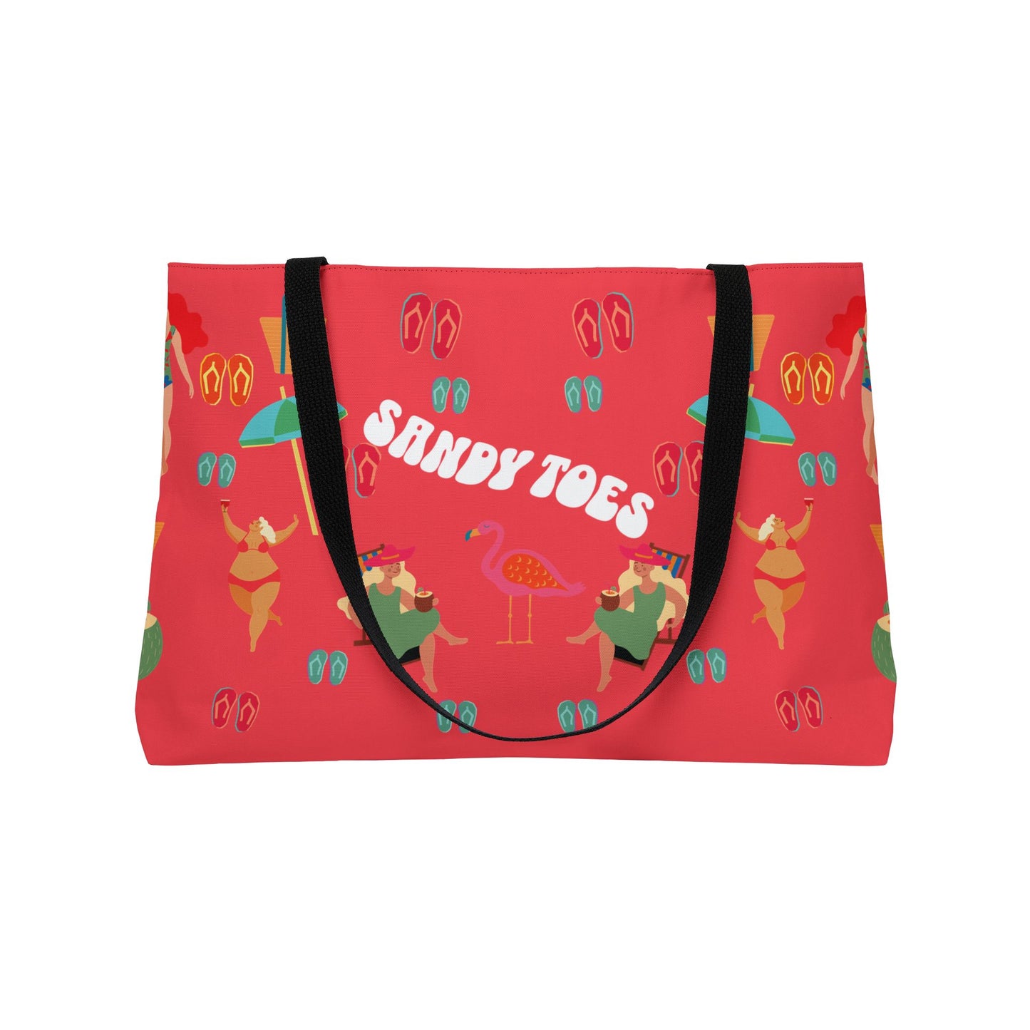 Sandy Toes | Melon Two-Sided Weekender Tote Bag