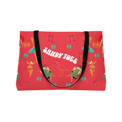 Sandy Toes | Melon Two-Sided Weekender Tote Bag