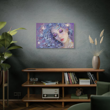 Winter Fantasy2 | Celestial Maiden Serenity Matte Canvas Print