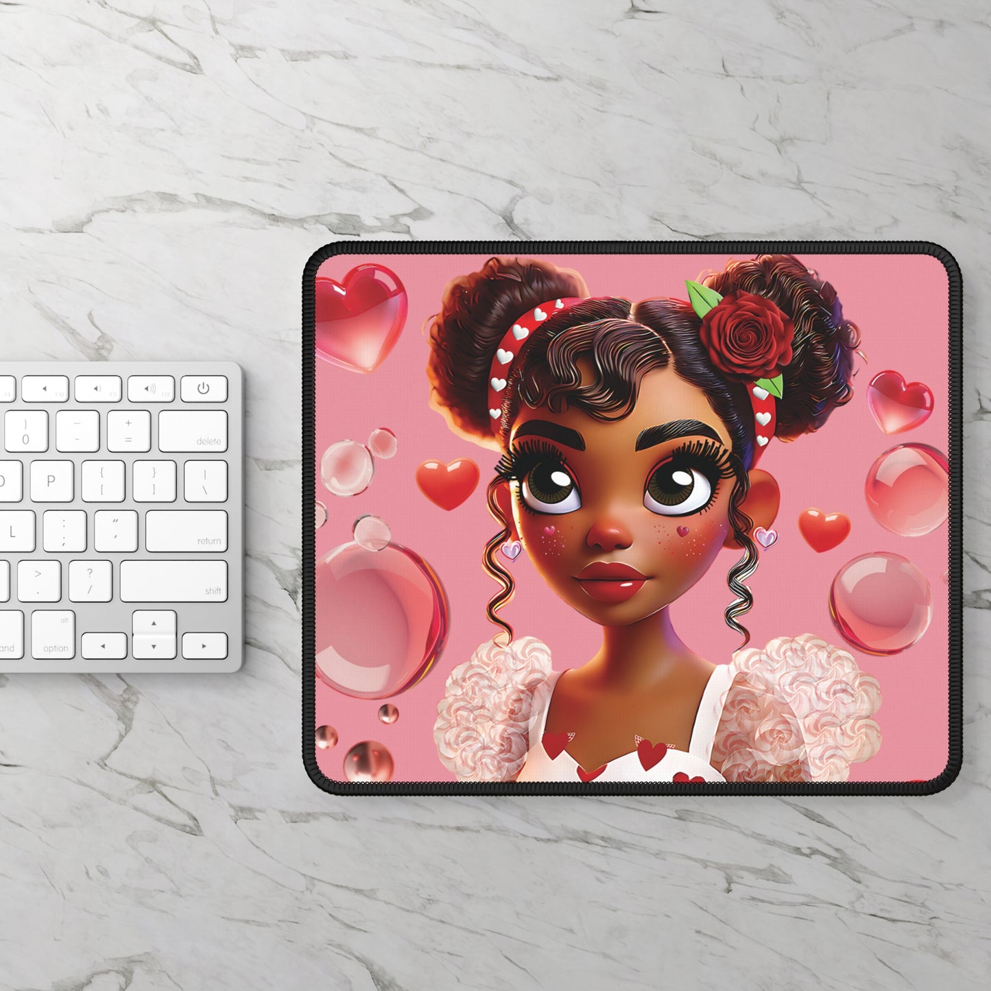 Heartbreaker Girl | Bubblegum - Gaming Mouse Pad, nonslip