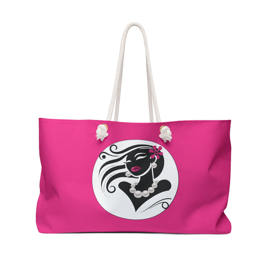 Pearls & Curls 6 | Candy Kiss Weekender Bag