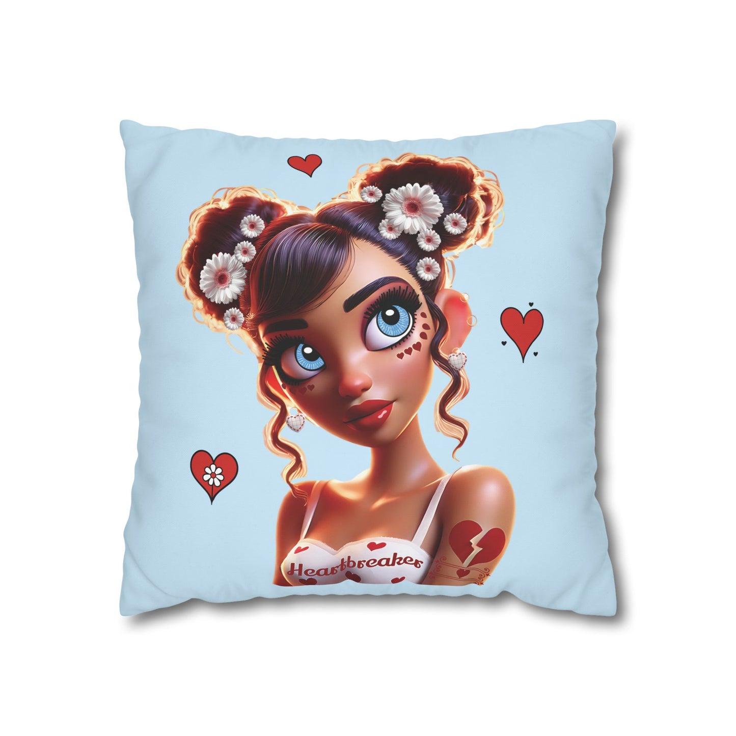 Heartbreaker 1 | Blueberry - Pillowcase, square (multiple sizes)