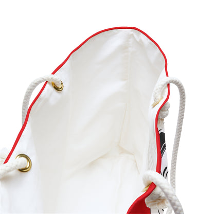 Pearls & Curls 3 | Scarlet Kiss Weekender Bag