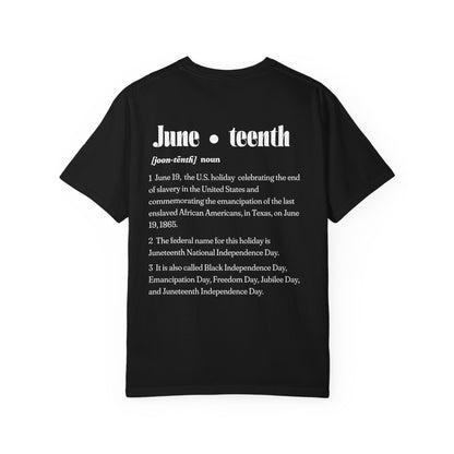 Juneteenth | Celebration Tee (front and back design)