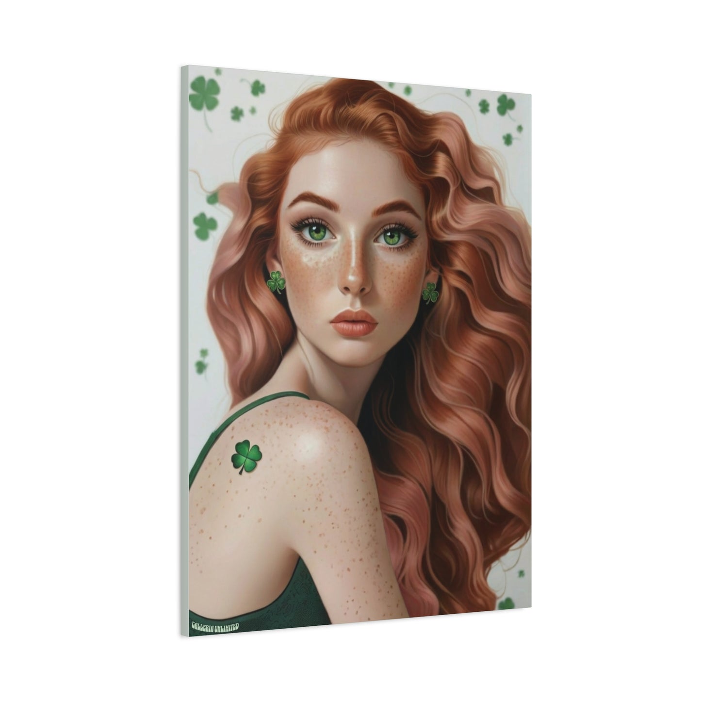 Clovers 2 | Shamrock Daydream, Matte Canvas Print