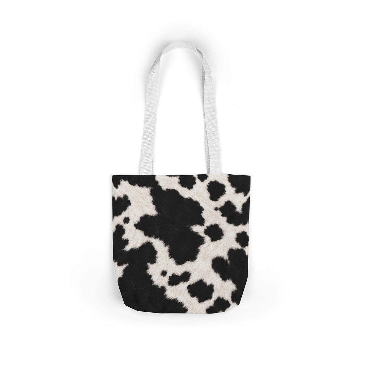 Cow | Black & White Cowhide Canvas Tote Bag (3 sizes)