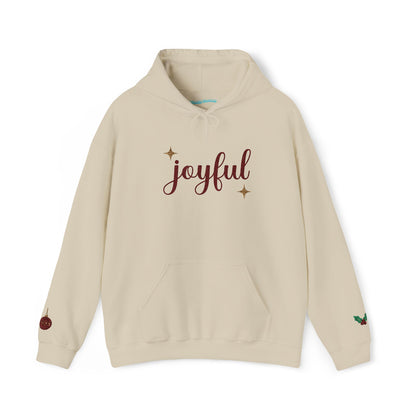 The Joyful Edit1 | Joyful Maroon Embroidered Hoodie (multiple colors)