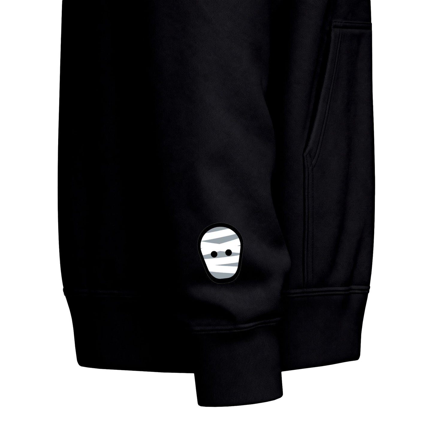 Harvest Haze | Spooky Season Gaphic Icons Zip Hoodie (front and back design)