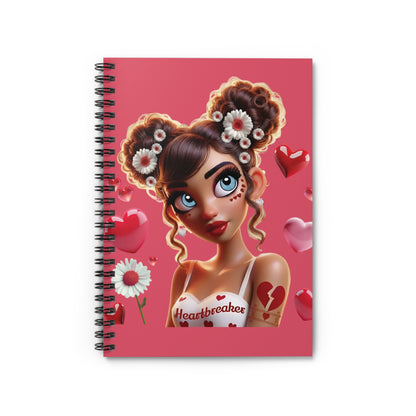 Heartbreaker 1 | Raspberry - Spiral Notebook