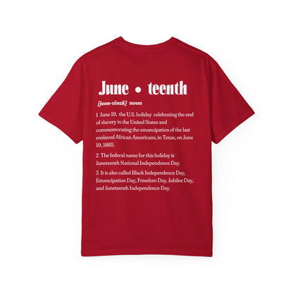 Juneteenth | Celebration Tee (front and back design)