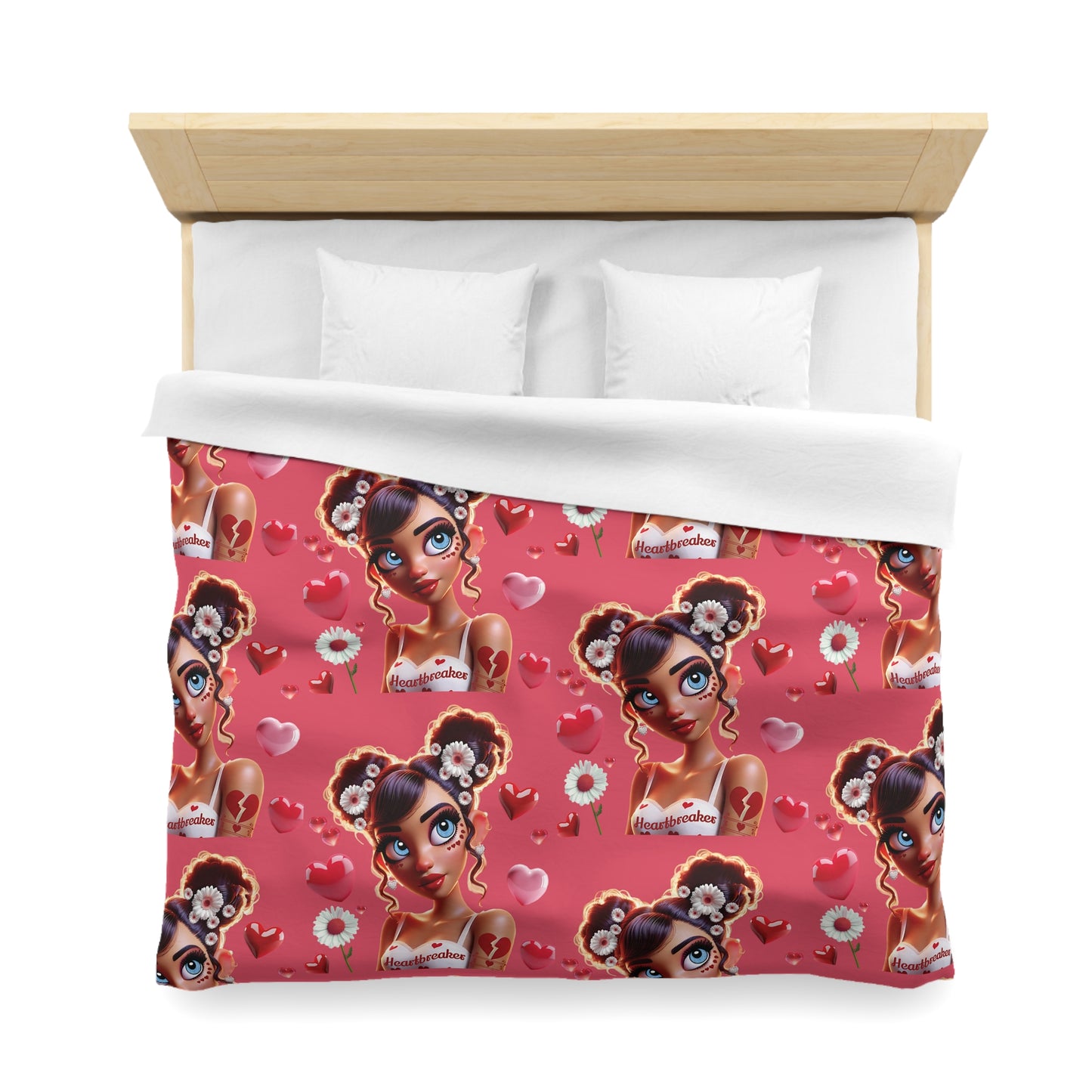Heartbreaker 1 | Raspberry - Duvet, quilted (multiple sizes)