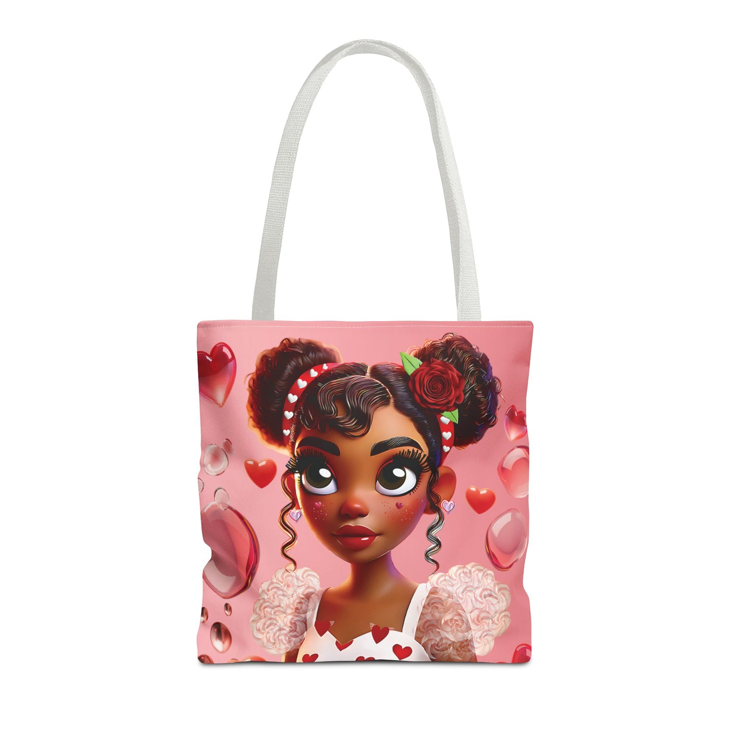 Heartbreaker Girl | Bubblegum - Tote Bag, two-tone (multiple sizes/handle colors)