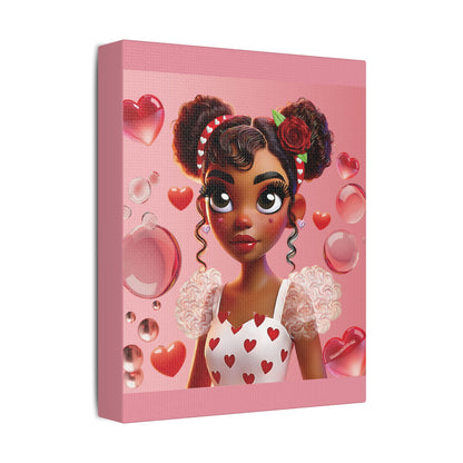 Heartbreaker Girl | Bubblegum - Canvas Print, satin (multiples sizes)