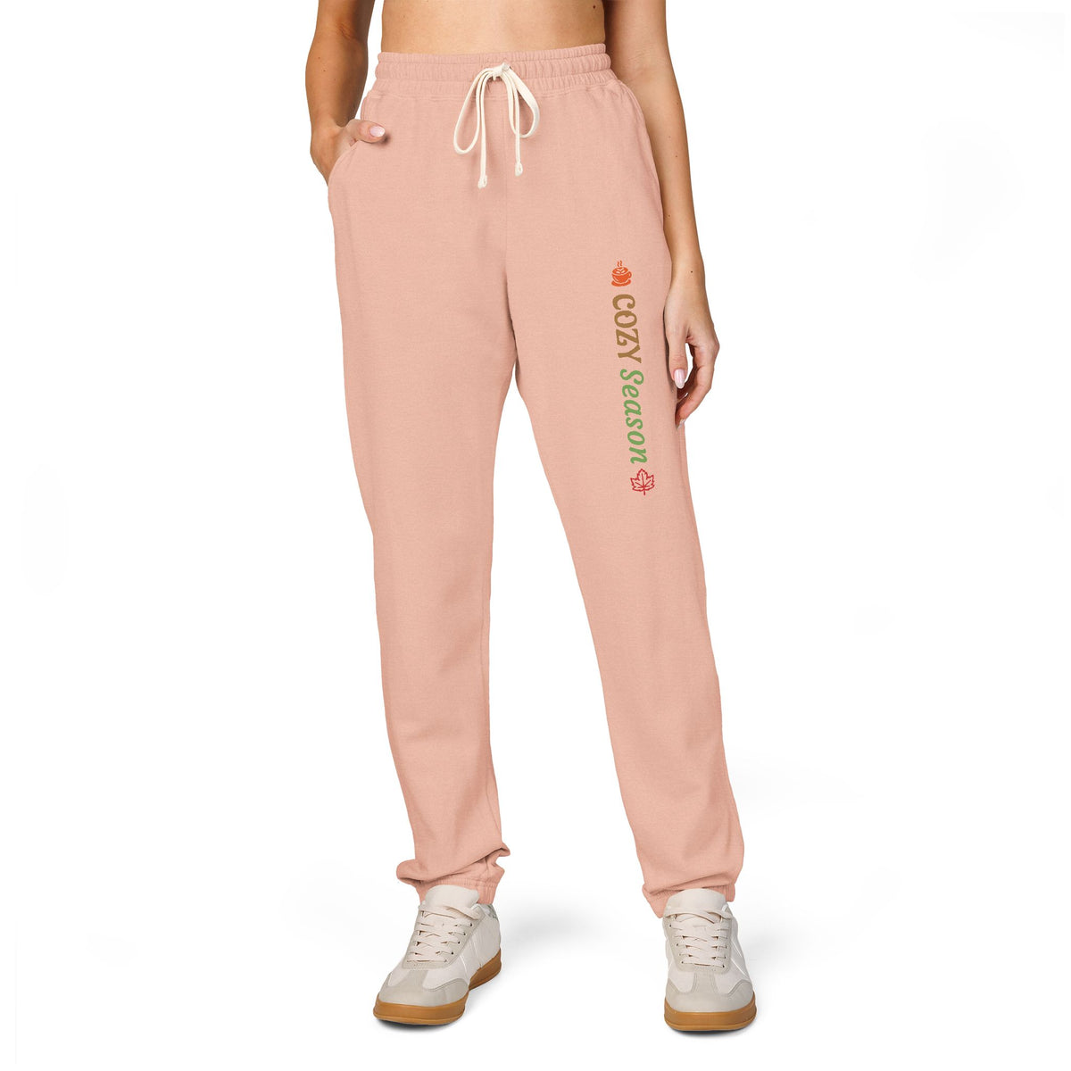 Harvest Haze 9 | "Cozy Season" Vertical Script Garment-Dyed Joggers