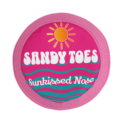 Sandy Toes | Bucket Hat - Bubblegum