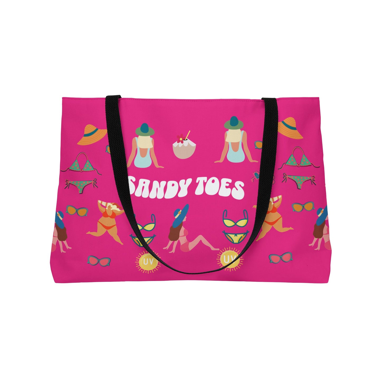Sandy Toes | Passion Fruit Two-Sided Weekender Tote Bag