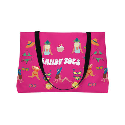Sandy Toes | Passion Fruit Two-Sided Weekender Tote Bag
