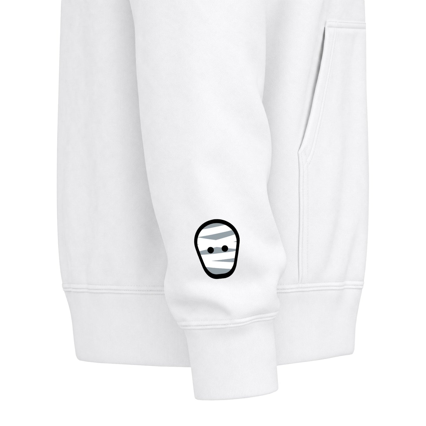 Harvest Haze | Spooky Season Gaphic Icons Zip Hoodie (front and back design)