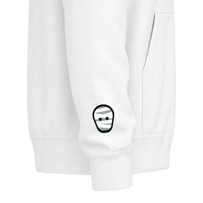 Harvest Haze | Spooky Season Gaphic Icons Zip Hoodie (front and back design)