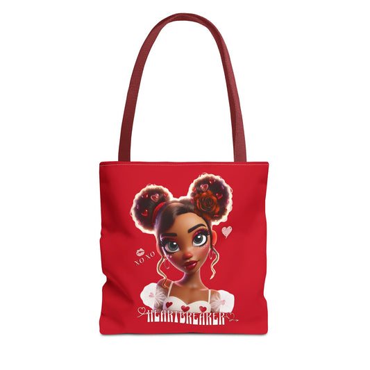 Heartbreaker 3 | Cherry - Tote Bag, two-tone (multiple sizes/handle colors)