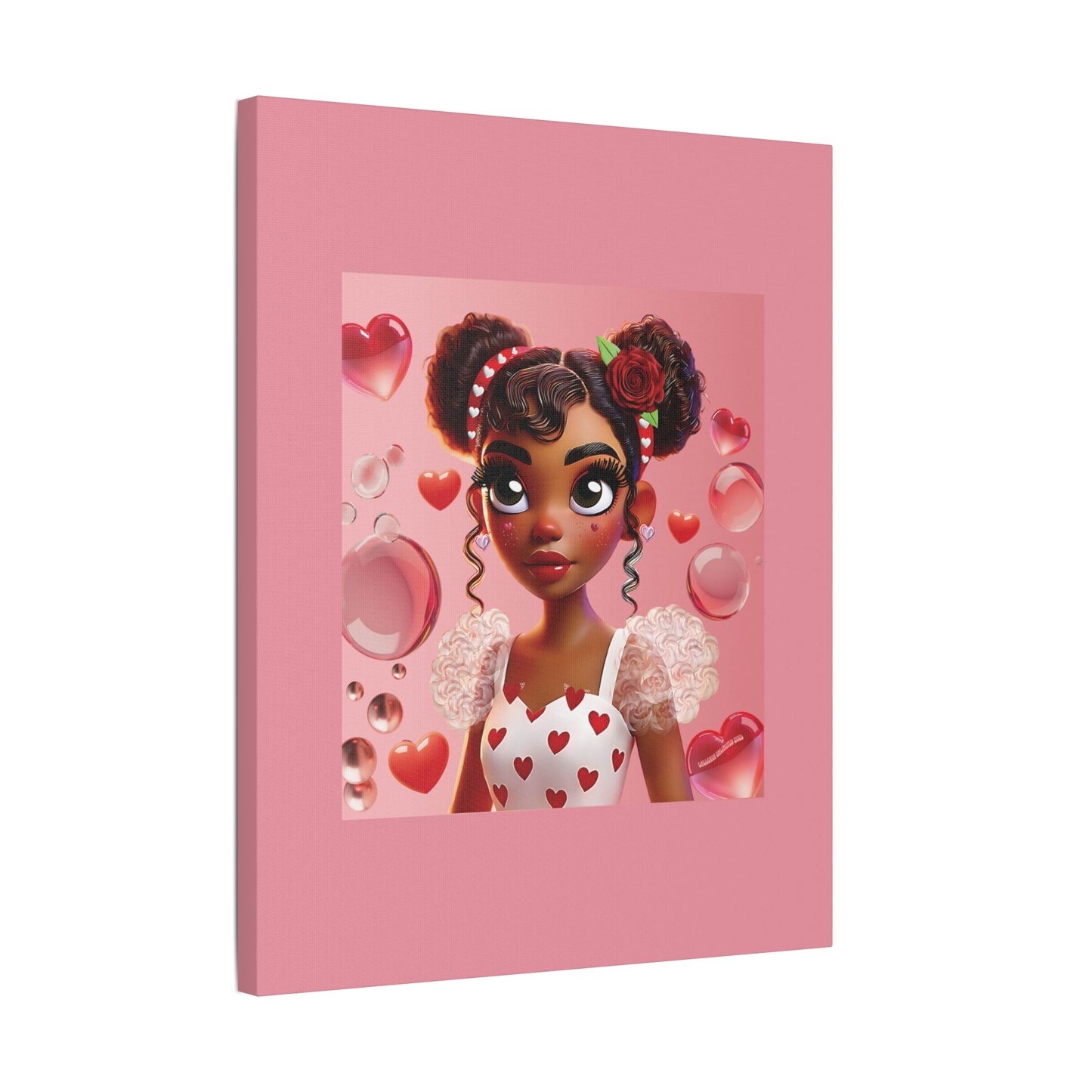 Heartbreaker Girl | Bubblegum - Canvas Print, satin (multiples sizes)