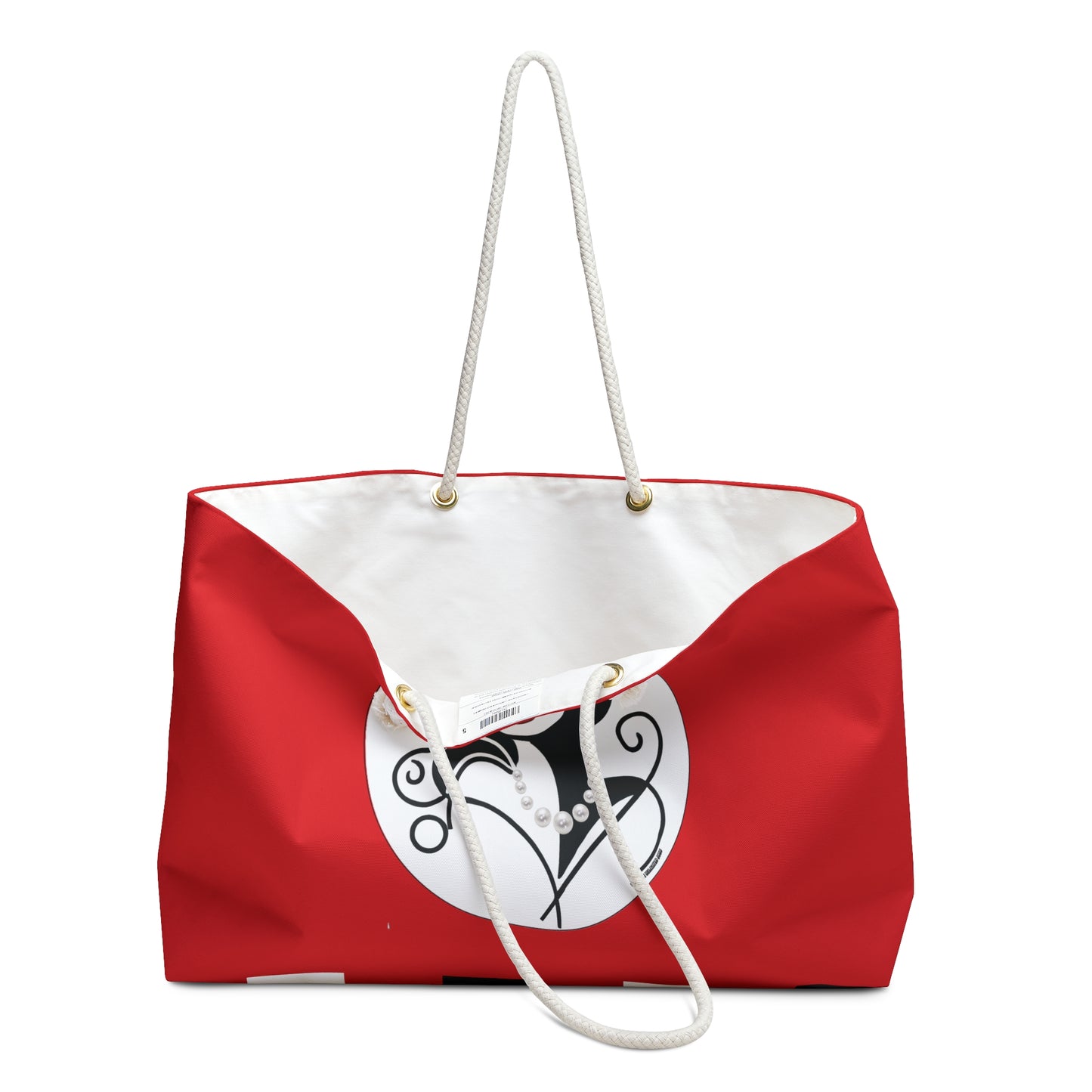 Pearls & Curls4 | Light Red -Scarlet Kiss Weekender Bag
