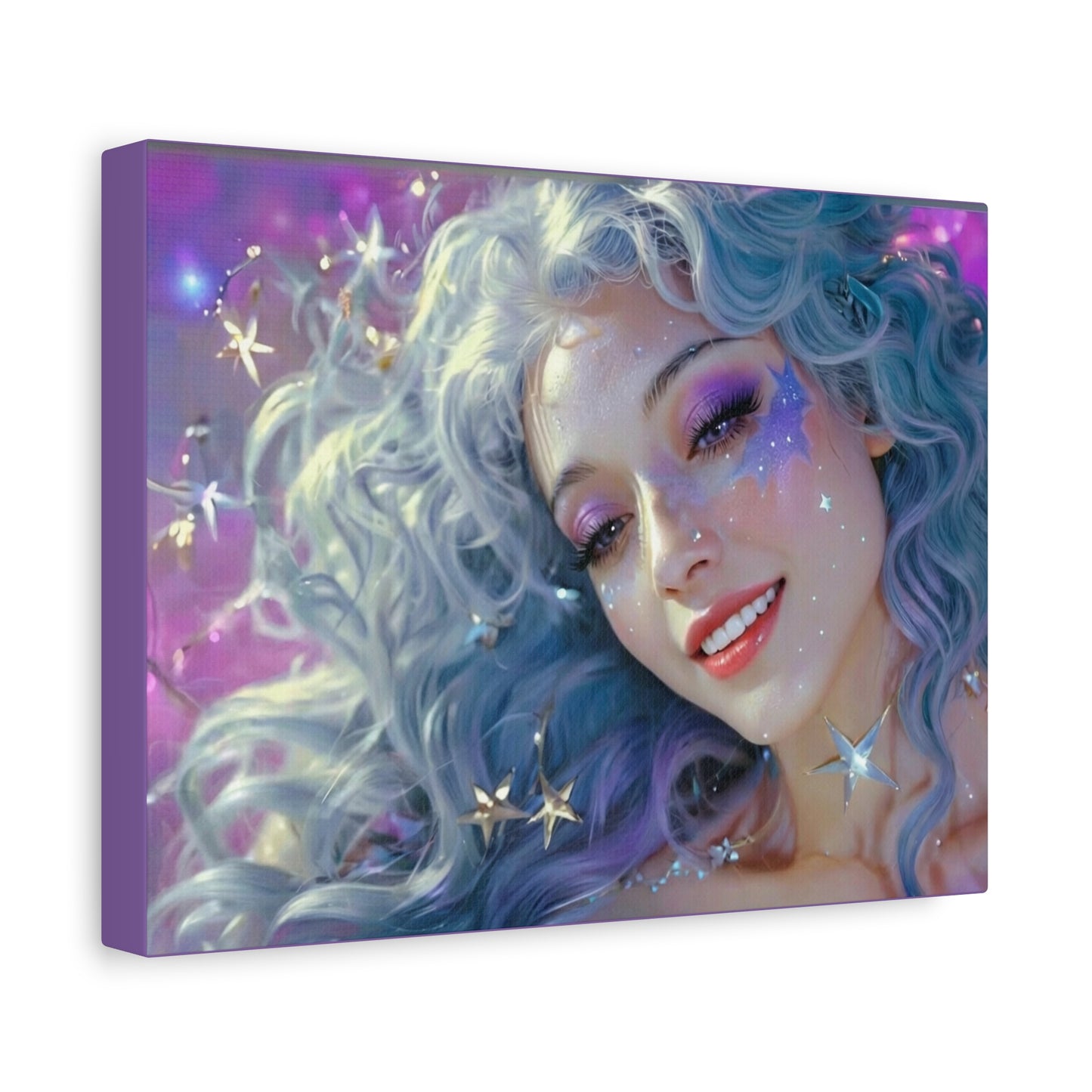Winter Fantasy2 | Celestial Maiden Starlight, Matte Canvas Print