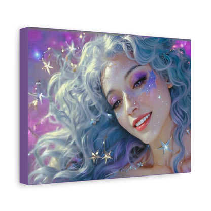 Winter Fantasy2 | Celestial Maiden Starlight, Matte Canvas Print
