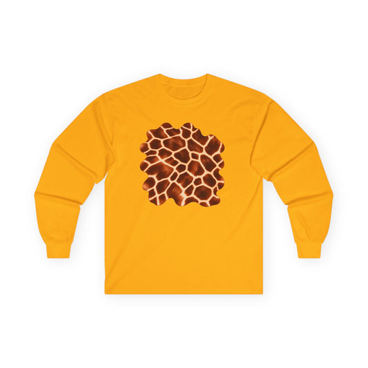 Giraffe | Giraffe Hide Abstract Long Sleeve Tee, multiple colors