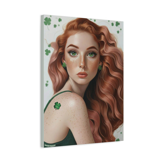 Clovers 2 | Shamrock Daydream, Matte Canvas Print