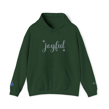 The Joyful Edit1 | Joyful Silver Embroidered Hoodie (multiple colors)