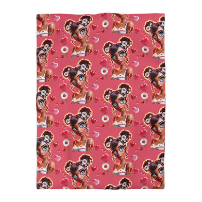 Heartbreaker 1 | Raspberry - Duvet, quilted (multiple sizes)