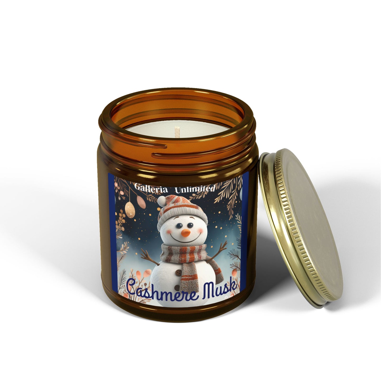 The Cozy Edit6 | Cashmere Musk Scented Candle (9oz) — Natural Soy Wax Jar