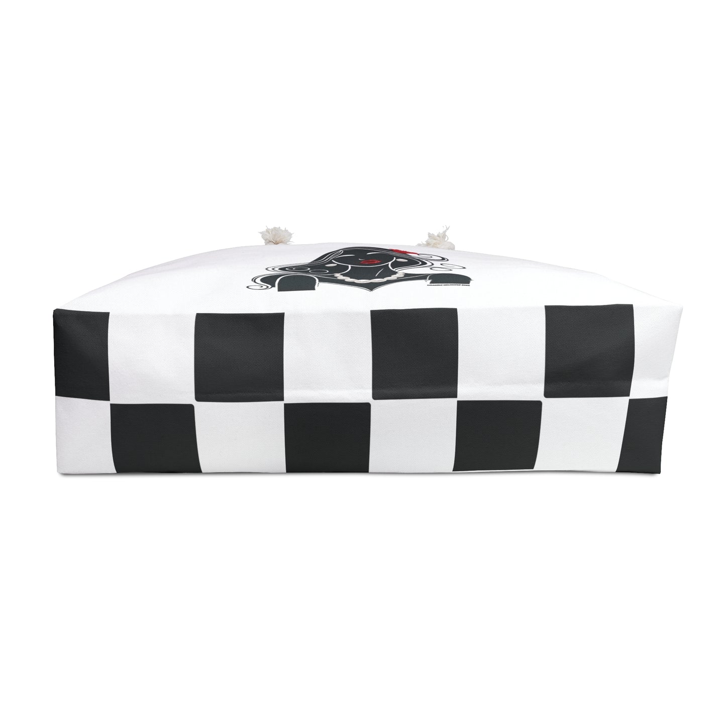 Pearls & Curls1 | White - Two-Sided Weekender Bag