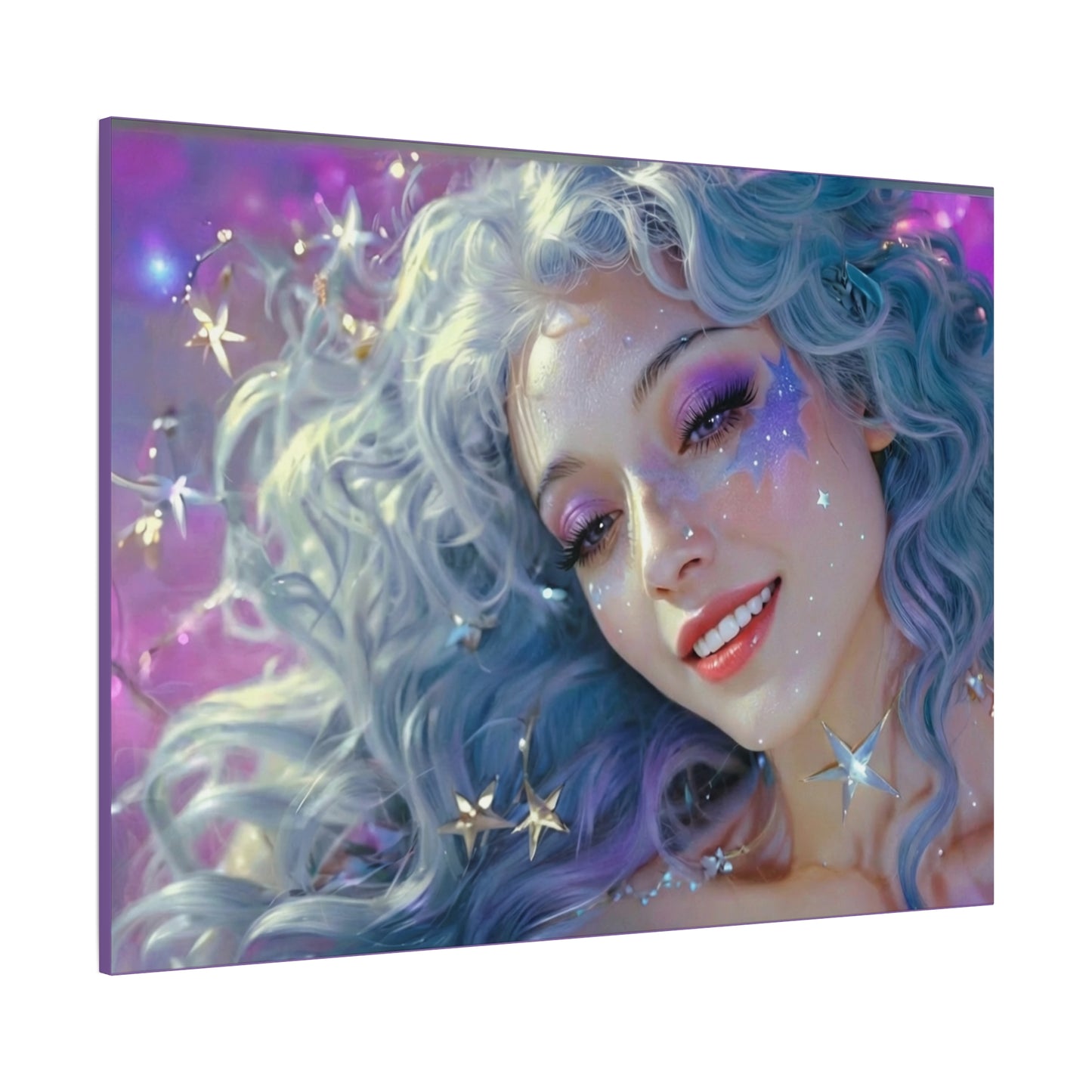 Winter Fantasy2 | Celestial Maiden Starlight, Matte Canvas Print