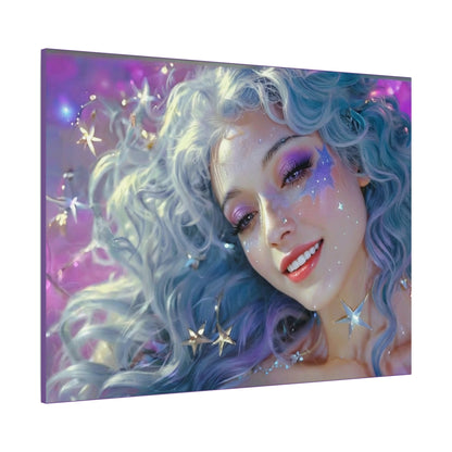 Winter Fantasy2 | Celestial Maiden Starlight, Matte Canvas Print