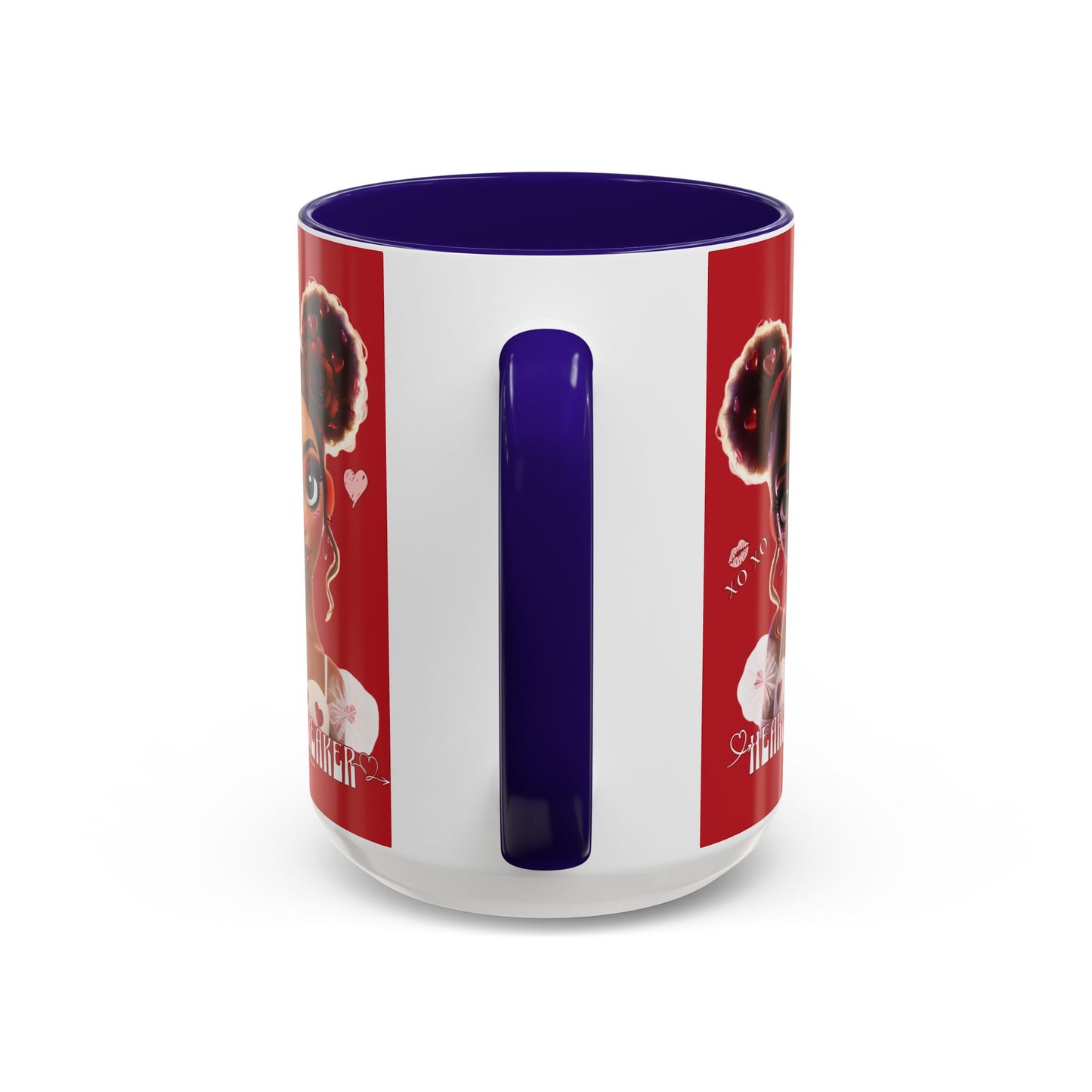 Heartbreaker 3| Cherry - Coffee Mug, two-tone, 15 oz (multiple handle colors)